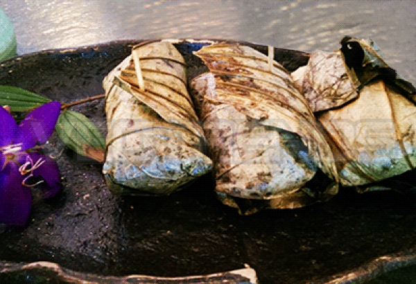 帶著荷葉香的荷葉粽做法太簡單了！簡易荷葉粽素粽料理做法大公開~ 原來粽子也可以這樣做且簡單好吃又美味